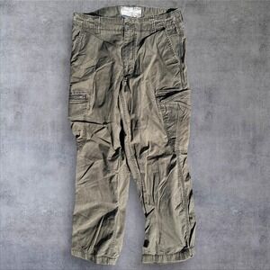 Y2K‎ Old Navy thrashed utility grunge cargo pants men's khaki 30x30